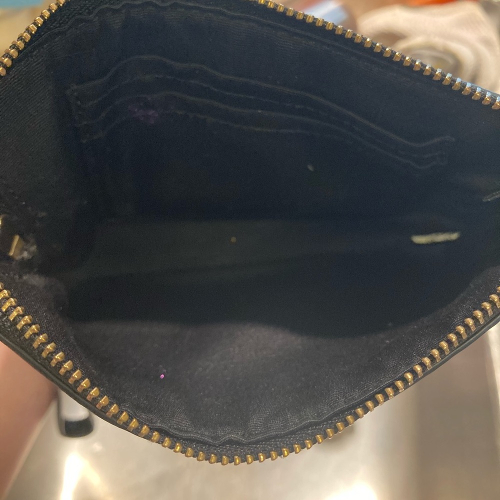 Coach black leather wrist wallet - Picture 5 of 8